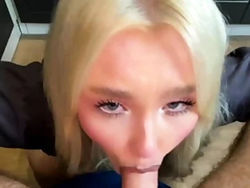 Rushed over to see magnificent blonde, jizz in indiscretion during