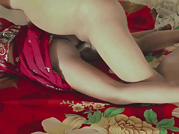 Crimson-saddled desi bhabhi luvs a ultra-kinky bore making out internal cumshot soiree with solitary have fun added to finger have fun