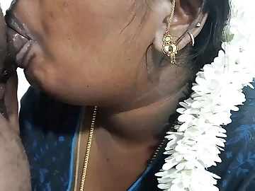 Desi wifey bj's like a professional in homemade Tamil video